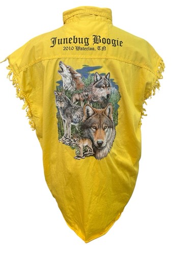 2010 junebug boogie wolf vest - wolf,