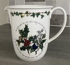 Portmeirion The Holly & The Ivy 850ml Decorative Christmas Measuring Jug