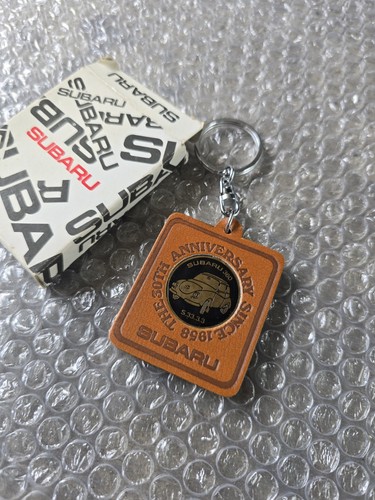 Subaru anniversary keychain