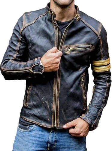 Men real leather cafe - real,