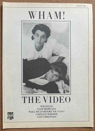Wham the video 1984 - the,