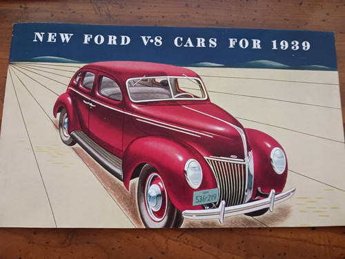 1939 ford cars small - v-8, sales