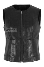 LADIES SLIM Waistcoat Black