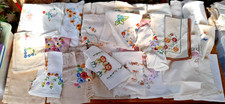 Vintage Embroidered Linen