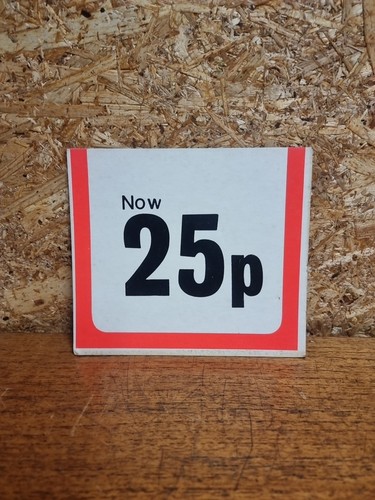 Vintage now only 25p price - vintage,