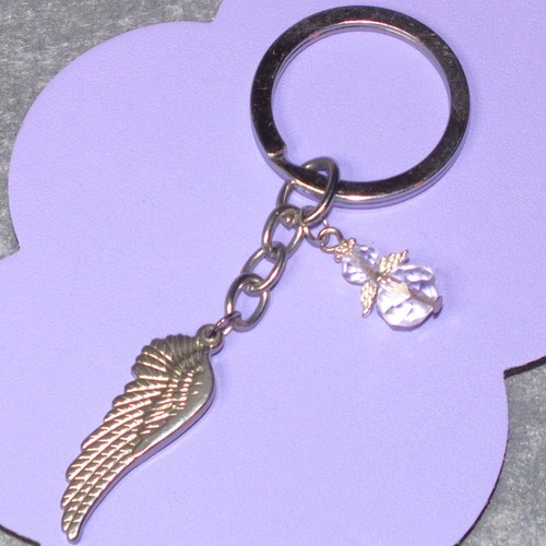 Heavy guardian angel keyring - heavy,