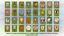 Panini FIFA World Cup Qatar 2022 Full Country Team Sticker Sets All 20 Stickers