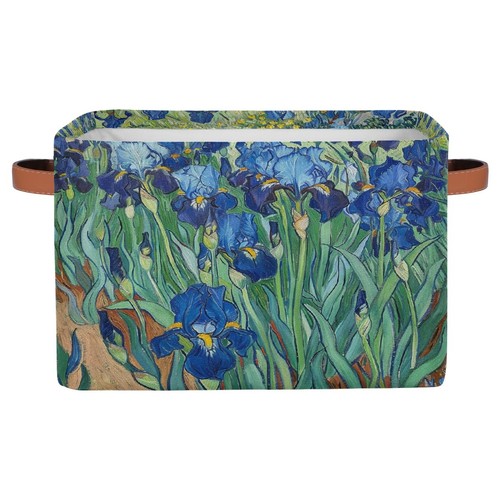 Storage basket blue - storage, flower