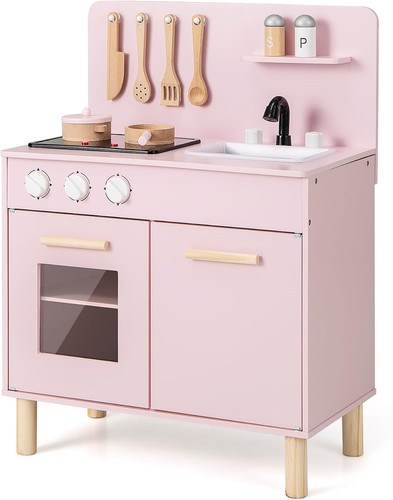 Kids play kitchen - kitchen,, wooden