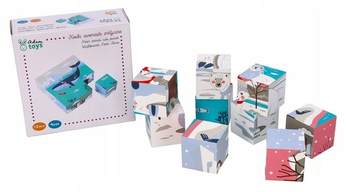 Adam toys arctic animals 9pc - toys,