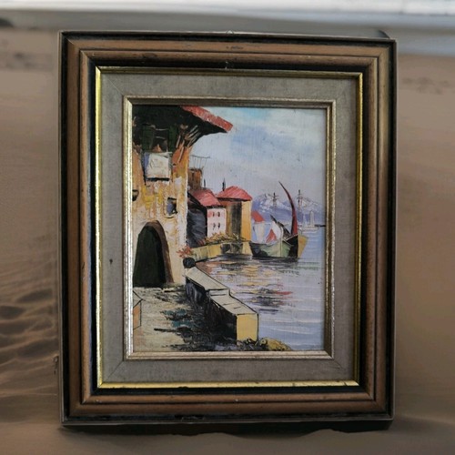 Oil canvas unframed marine - on,