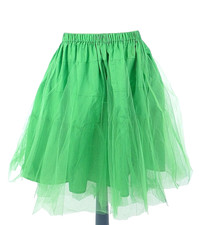 Green Tulle Tutu Skirt Puffy