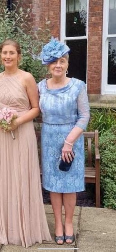Zeila pale blue - lace, dress-