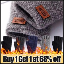 Thermal Fingerless Gloves Mens