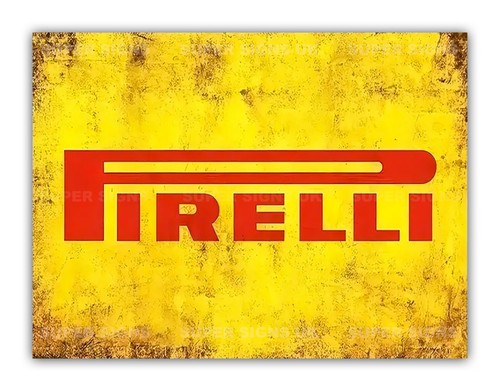 Retro style pirelli - pirelli, metal