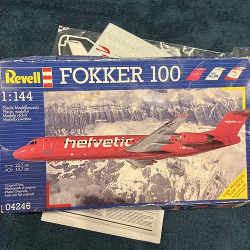Revell fokker 100 model kit - fokker,