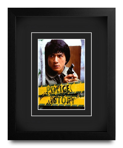 Jackie chan signed 10x8 - jackie,