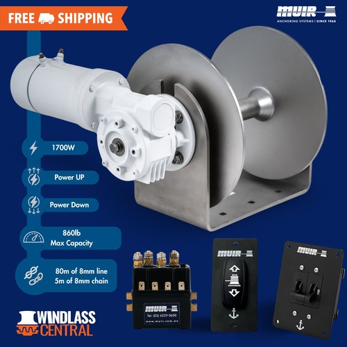 Drum winch 1700w - 1700w, muir