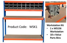 Workstation workbench storage