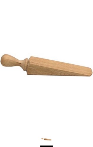 Wood door stop wedge - wood,