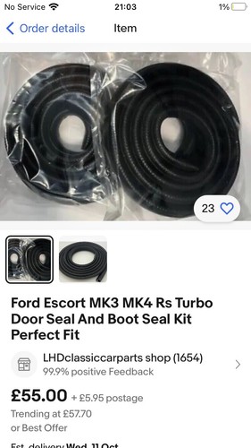 Ford escort mk3 - escort,