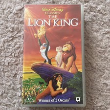 The Lion King Walt Disney VHS