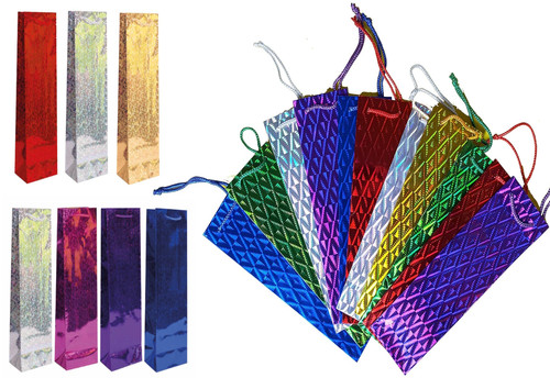 Wine bottle gift - wine, bags