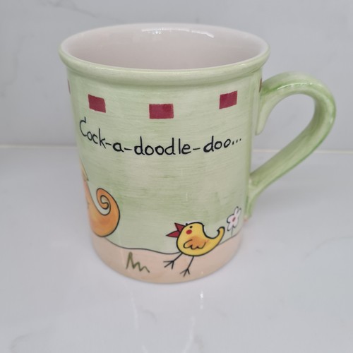 Rooster chicken ceramic - ceramic, mug