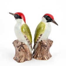 Quail Ceramics  Pair Of Green