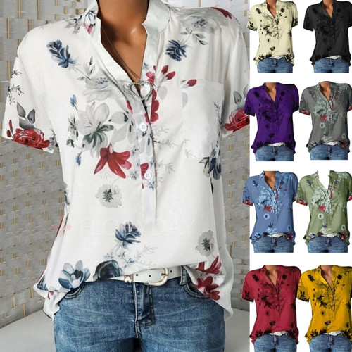 Womens ladies shirts short - ladies, t