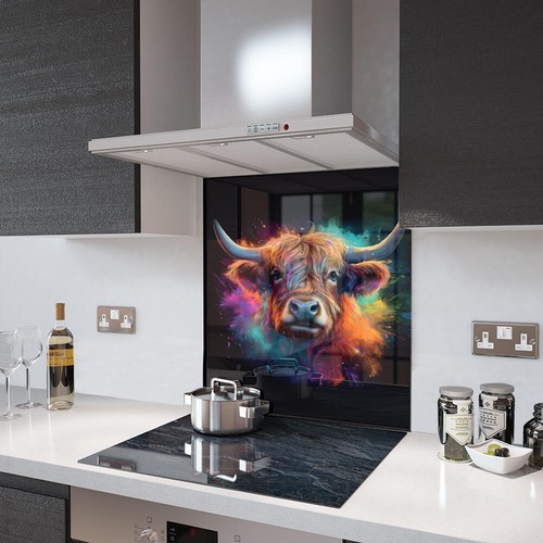 Glass splashbacks highland - splashbacks, cow