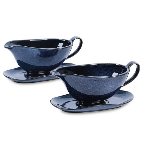 Gravy boat with saucer - boat, large