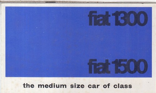 Fiat 1300 1500 saloon - 1300,