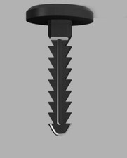 BLACK Ford Escort Mk3, Mk4, RS Turbo,  & XR3i  RS 1600i Wiper Motor Cover Pins