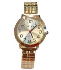 Ladies Easy Read Watch, Gold