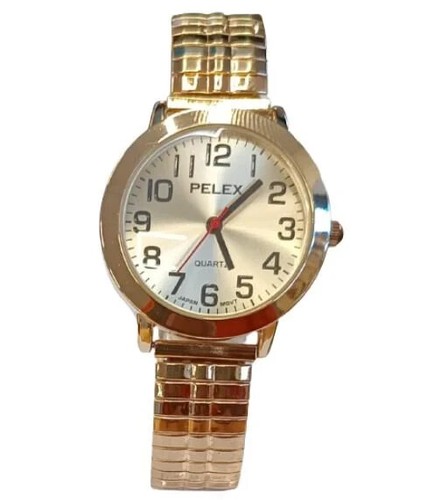 Ladies easy read watch - ladies, gold
