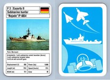 Najade / P-6054 - Modern Warships 1970's ACE Top Trumps Card