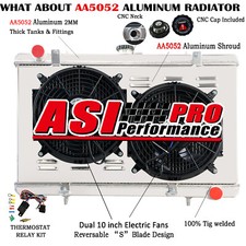 3ROW RADIATOR+SHROUD FAN FOR