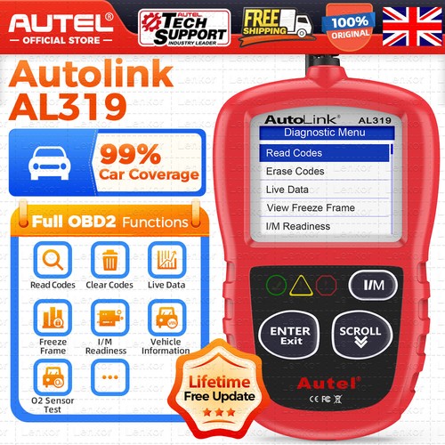 Autel autolink al319 obd2 can - autel,