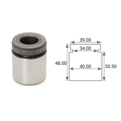 Rear brake caliper piston - brake, not