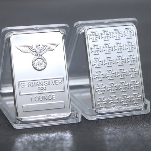 Eagle iron cross 1oz silver - iron,