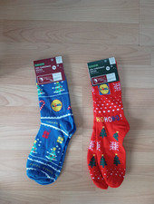 Lidl Christmas Socks  - Red Or
