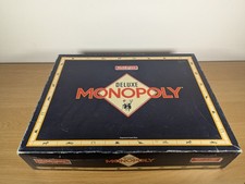 Vintage 1990 Waddingtons Deluxe Monopoly Board Game Complete With Manual 