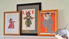 The Book Lover, Maxfield Parrish Illustrated Magazine Cover, Framed H44xW34cm