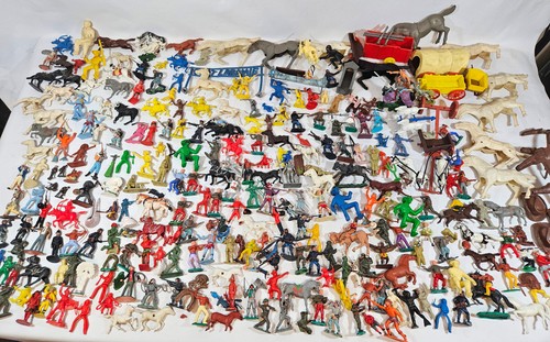 Large collection plastic - collection, of