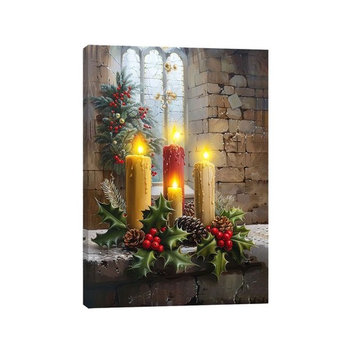 Blow out candle canvas led - canvas, –