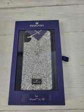 SWAROVSKI Glam Rock iPhone Case for X/XS Silver Crystal BNIB. PWM