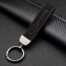 Ford Keyring Suede Leather