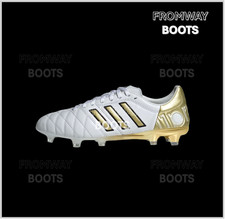 adidas 11Pro Kroos FG “White/Gold Met” Limited Edition - UK 8/ US 8.5 / EU 42