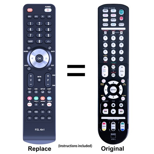 New replacement remote control - new,